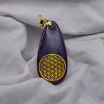 Orgonit Anhänger, violett-metallic